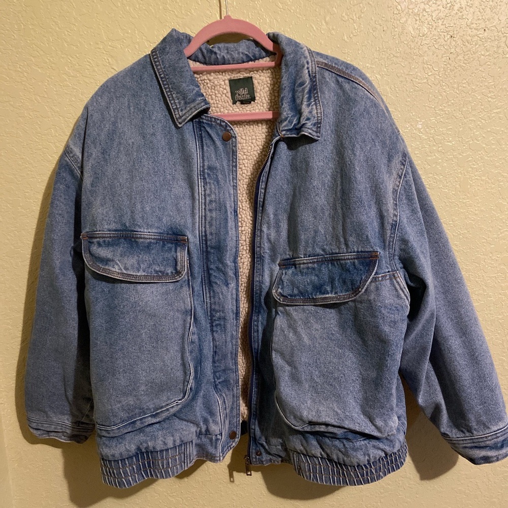 80s inspired Denim Jacket